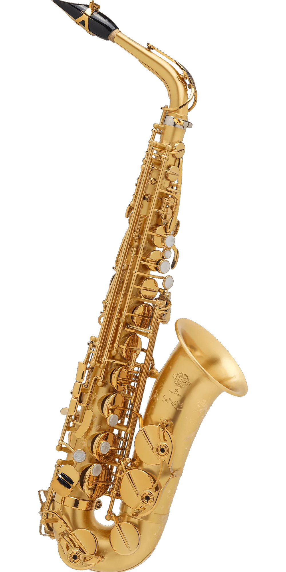 Supreme Alto Brushed Satin Gold Lacquered